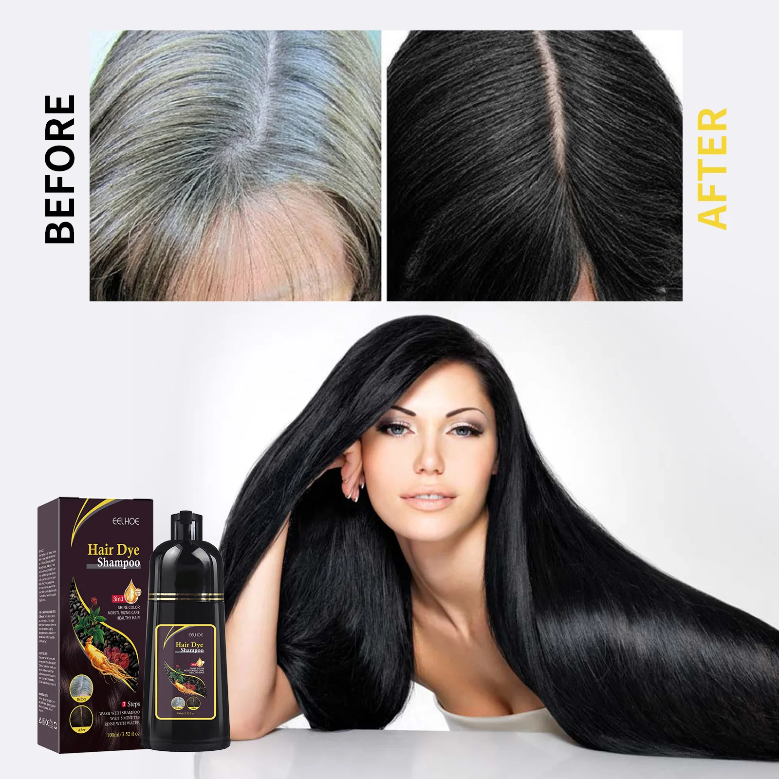 Hair Spray Color - Shampoo per tinture per capelli a