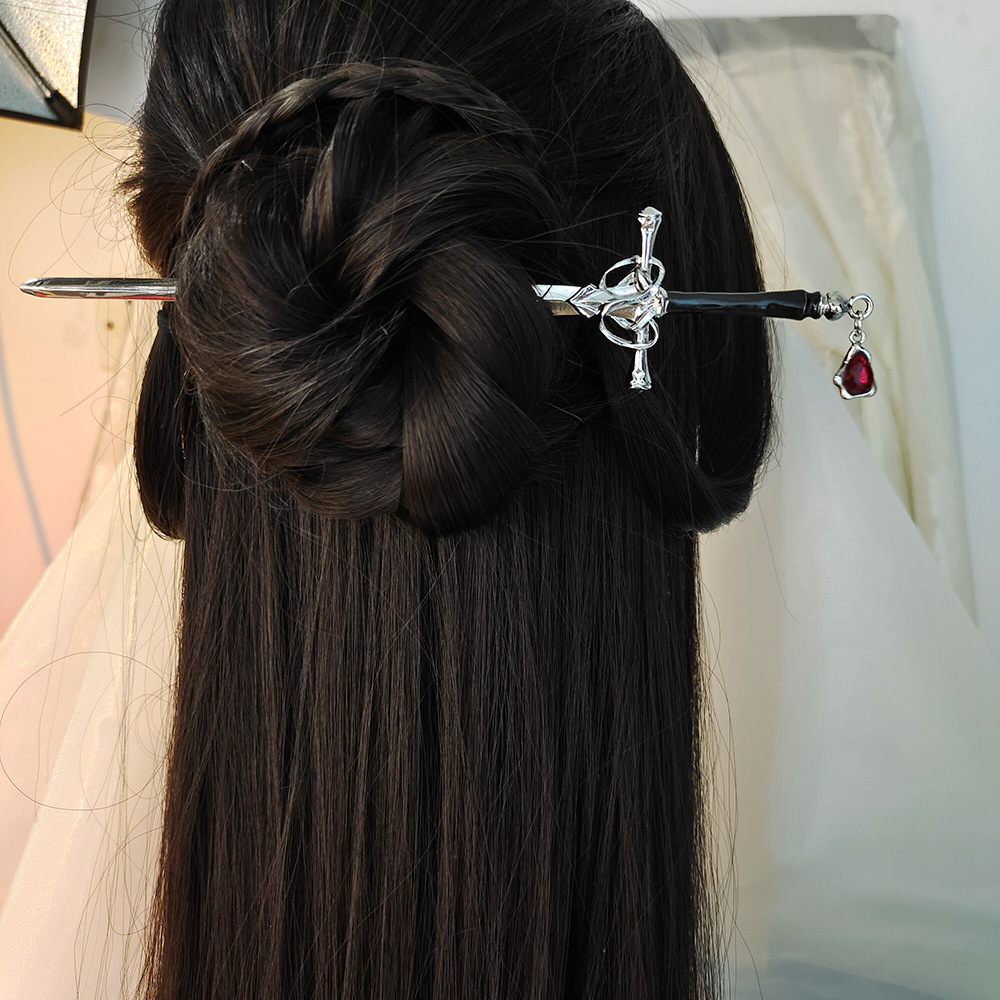 Cosplay Prop Dagger - Bacchetta per capelli a forma di