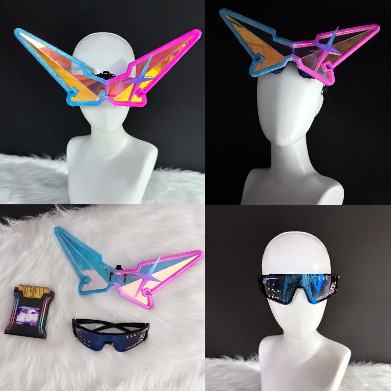 Cosplay Prop Making - Set di Occhiali Colorati per Cosplay