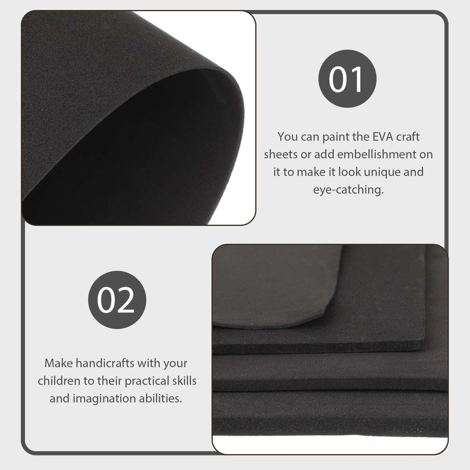 4 fogli di pannelli in schiuma - Cosplay Prop Foam Board recensione e prezzo
